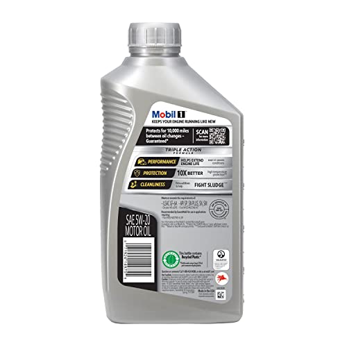 Image of Mobil 1 Advanced Full Synthetic Motor Oil 5W-20, 1 Quart (Pack of 6)