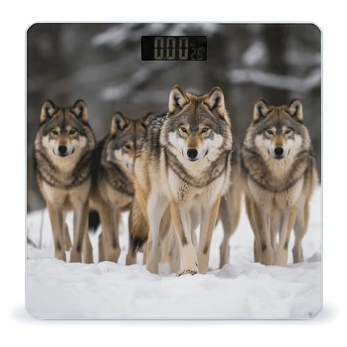 Pack of Wolves Báscula Digital con Pantalla LCD Grande miniatura 1
