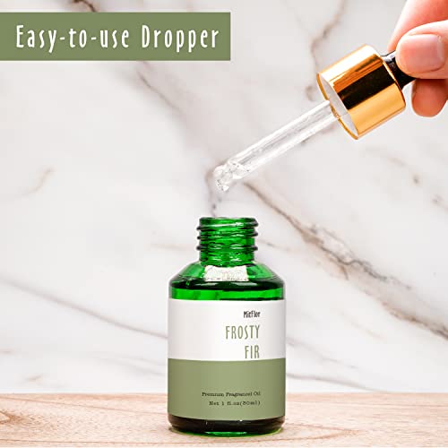 Image of Frosty Fir Fragrance Oil, MitFlor Single Diffuser Essential Oil, Large Size Premium Grade Fragrance Oil for Soap & Candle Making, Aromatherapy Oil, Refreshing & Forest Scent for Home Fragrance, 30ml