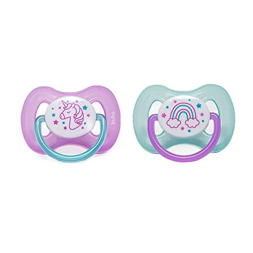Buba Chupeta Comfort Tam.2 Noturna Kit Unicórnio