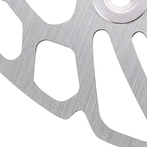 VGEBY Floating Brake Disc, 140mm Stainless Steel Floating Disc Brake Rotor Six Screws Mountain Bike Brake Pad Floating Cooling Rotors 5 Stud Cycling Accessory(Red)
