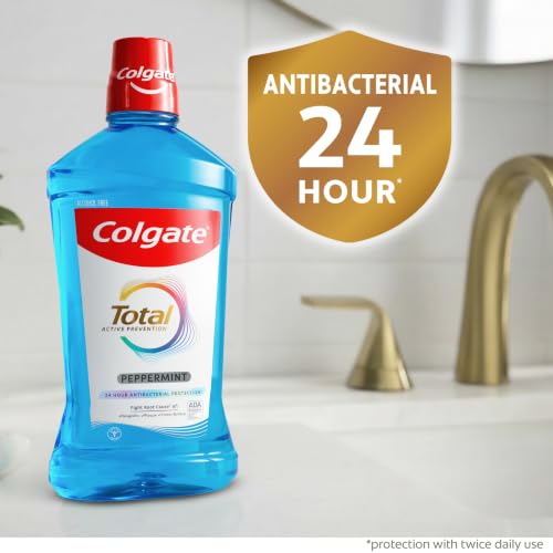 Colgate Total Alcohol Free Mouthwash, Peppermint, 500 mL - image 3