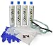 CrackWeld DIY Concrete Floor Repair Kit (4-Pack) - Repair Concrete Cracks in Basements, Driveways, Garages, Patios, Pool Decks
