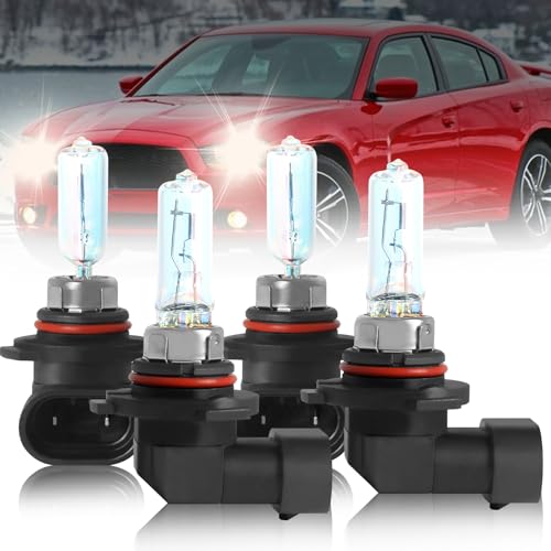 NSDXCT Fit For Dodge Charger 9005 High Beam+H11 Low Beam Light Bulbs Combo