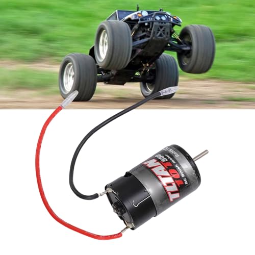 550 10T RC Motor mit K¨¹HL L¨¹fter, 1:10 RC Raupen Motor f¨¹r Rennwagen, Geb¨¹rstetem Design, Kugellager, K¨¹hlk?rper