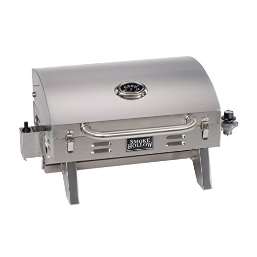 Masterbuilt 205 Stainless Steel Gas Grill, Tabletop (Old Version)