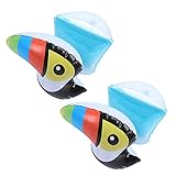 Toucan Pattern PVC Inflatable Swim Arm Band for Children 3-6 Years Old with Double Airbags Design Pond Recreation