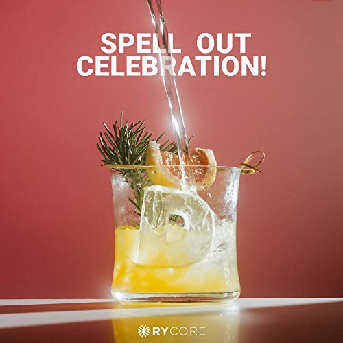 Personalized Ice Mold - Letter D - Big Ice Cube Molds In Fun Shapes For Wine, Whiskey, Bourbon & Silicone Mold For Fondant, Baking, Chocolate & Resin - Fun Ice Cube Trays For Freezer #TOP1