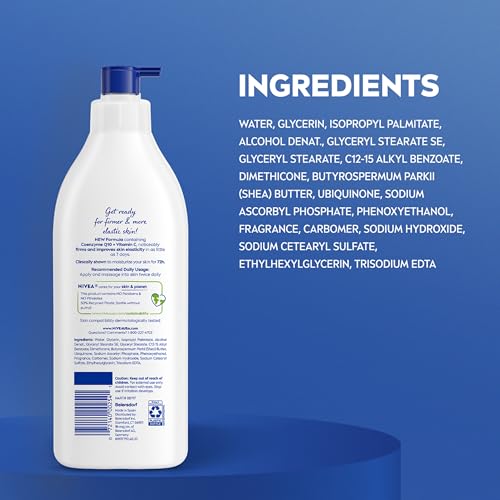 NIVEA Skin Firming Hydration Body Lotion 16.9 fl oz (Pack of 3)