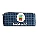 Produktbild Drawihi Leinwand Federmäppchen Cartoon-Topfpflanze Muster Mäppchen Kosmetiktasche Briefpapier Tasche Für Mädchen und Studenten (Blau) 18 * 7 cm
