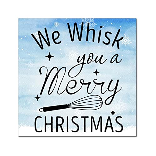Plaque murale en bois rétro suspendre décoration maison Noël 35cm
