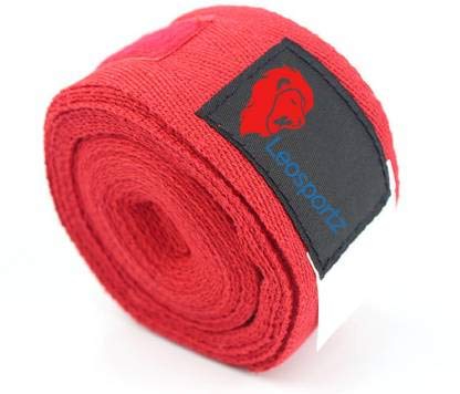 Leosportz Branded & Flexible Boxing & Gym Fitness Tape Gym & Fitness Gloves (Red)-image-28