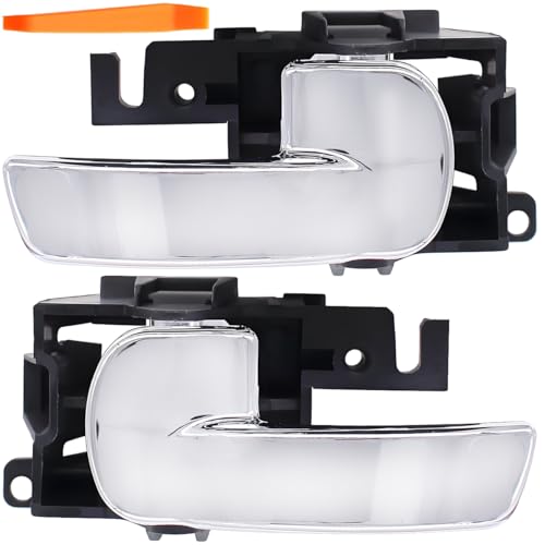 Image of ZAMDOE 80670-4X00A Inner Door Handle for Nissan Navara Accessories D40 Pathfinder R51 2004 2005 2006 2007 2008 2009 2010 2011 2012 2013 2014 Front Rear Left and Right Replace Parts