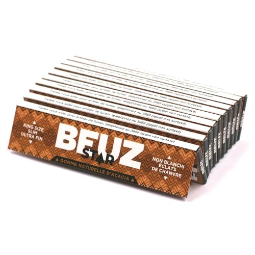 Slim Beuz Star-vellen, ongebleekt papier (10)