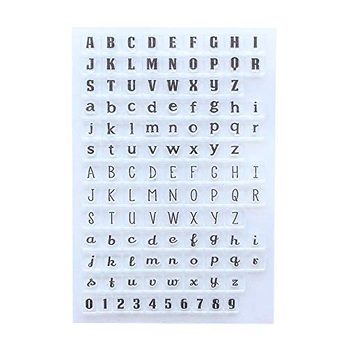 Image of Itsy Bitsy - Clear Stamps - Tenny Alphabets, 4 inch X 6 inch, 114pc