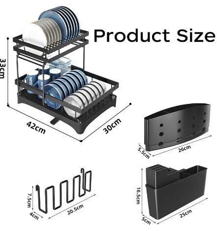 NYTRYD Kitchen capacity countertop Shelf,Condiments Spices Storage Rack Soy Sauce Seasoning Salt Oil and Vinegar Organizer Shelf, Multi-Layer Kitchen Rack (Small Cabinet) (NY-01) (NY-01) 2