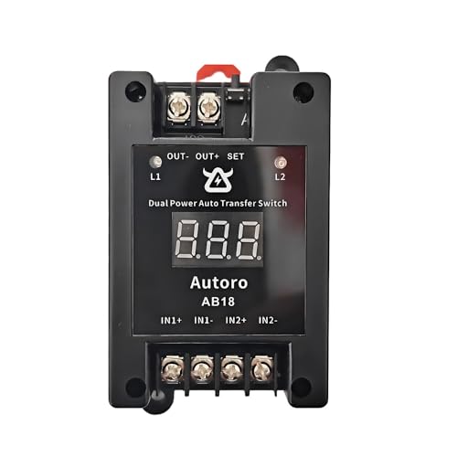 AB18 DC Dual Power Automatic Transfer Switch ATS 60V 18A for Main&Backup