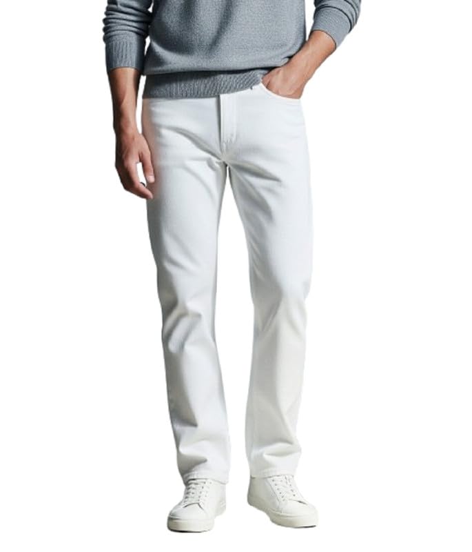Image of Ben Martin Men's Smart Fit Stretchable Jeans || Mid-Rise Denim Pants with Whisker Wash || Premium Casual Wear Jean for Men || 5 Pocket Jean's for Men's (3)