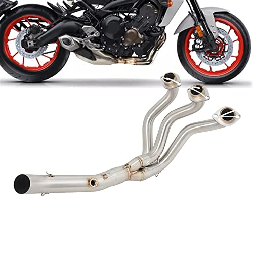 Tubos de enlace delantero y escape completo de 51mm para motocicletas Yamaha XSR900 2016-2020