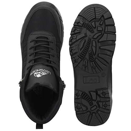 Image of Leo's Fitness Shoes Mens Light Weight Antislip Outdoor Boots For Trekking Hiking & Other Outdoor Activities