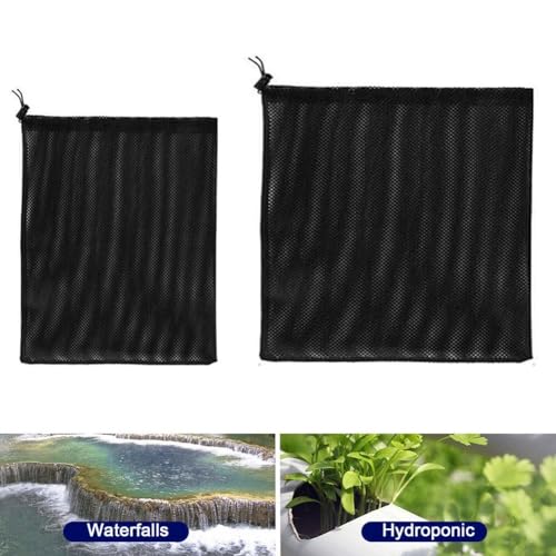 2 bolsas filtro de malla para bomba de estanque, 31x41 cm miniatura 5