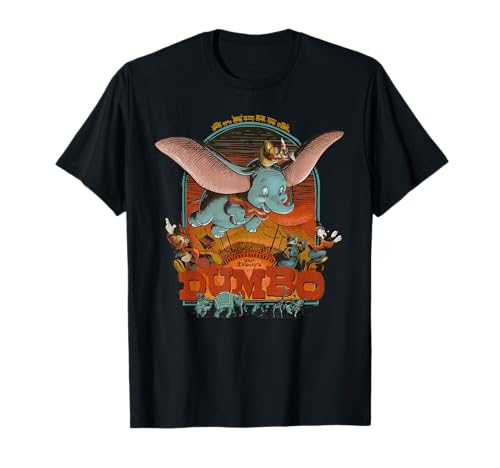 T-shirt D100 Disney Dumbo style casual pour vos sorties et weekends