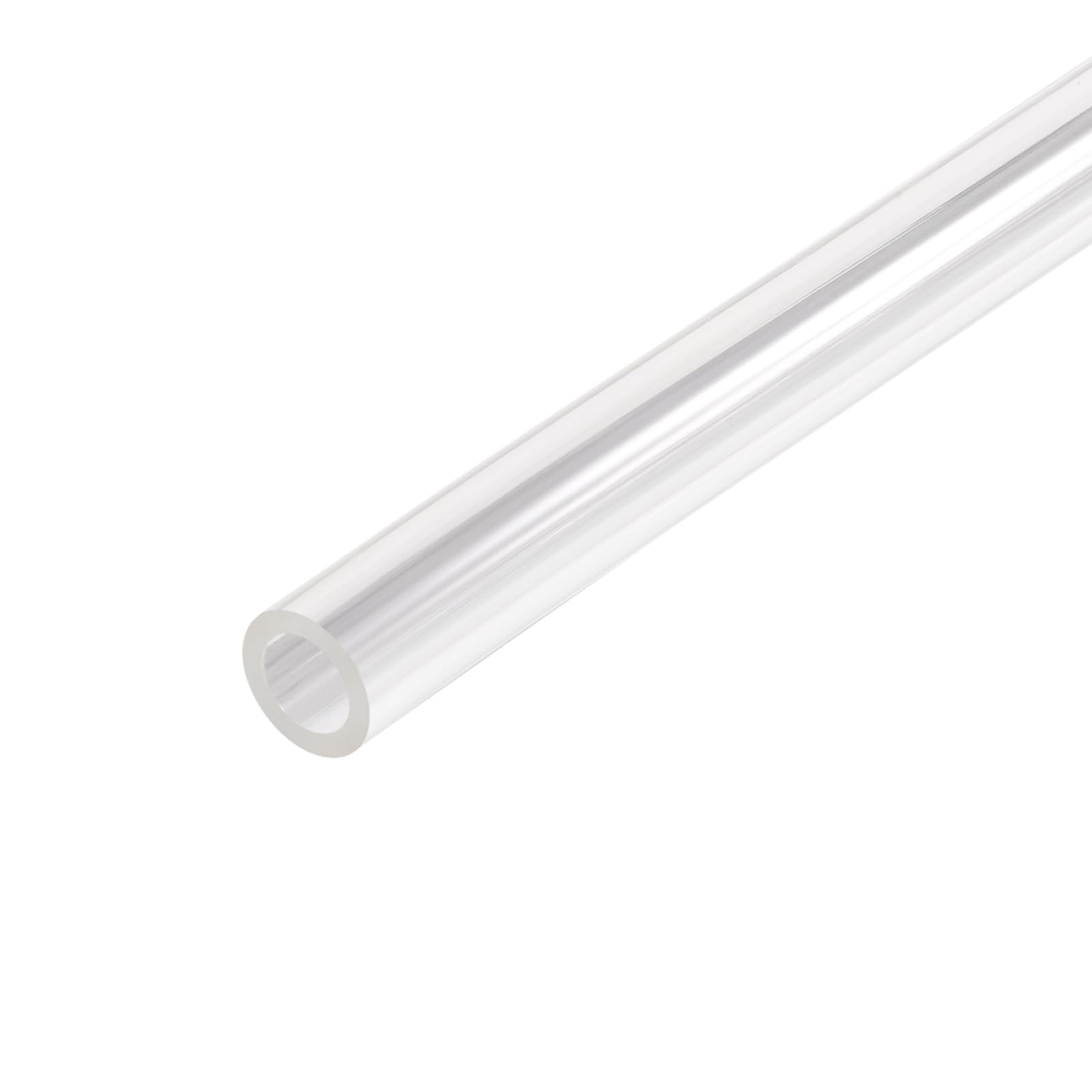 DMiotech 6.5mmx10mm Pneumatic Tubing, 2 Meters/6.6ft Air Compressor PU Line Hose Tube for Water Fluid Transfer Transparent
