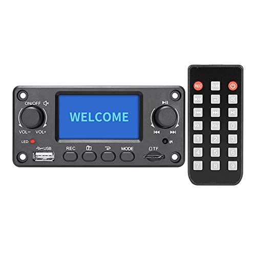 OUHUAN TPM118B Reproductor de Audio Digital Placa Decodificadora de MP3 MóDulo de Reproductor de MP3 PortáTil Bluetooth y Radio FM