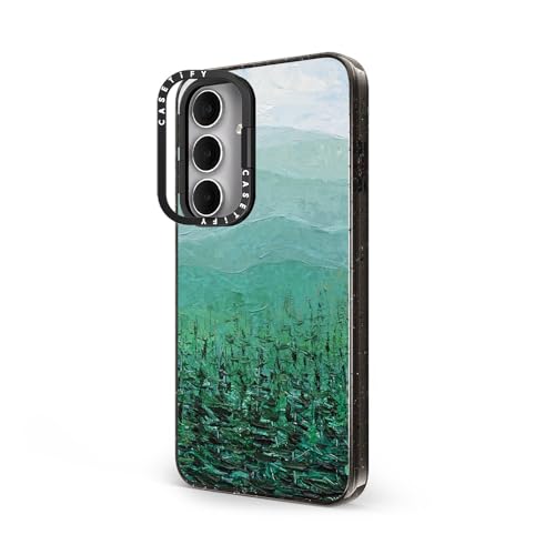 CASETiFY Impact Ring Stand Galaxy S24+ Case [3X Military Grade Drop Tested / 6.6ft Drop Protection/Compatible with Magsafe] - Pine Forest - Clear Black by CASETiFY - Image 5