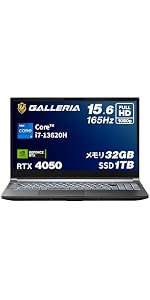 ガレリア GALLERIA RL7C-R35-5N ゲーミングノートPC