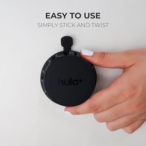 Image of hula+ MagSafe Phone Holder Portable Mount, Reusable Stand for Shower, Mirror, Kitchen, Window, & Bathroom Compatible with MagSafe Adjustable Rotation for Content, TikTok, Movies & Music