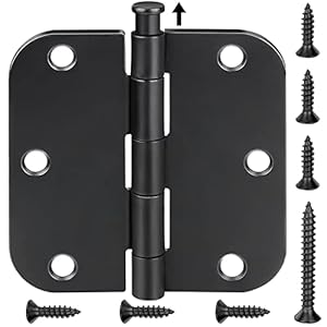 TICONN 18 Stück Mattschwarz Türangel Set