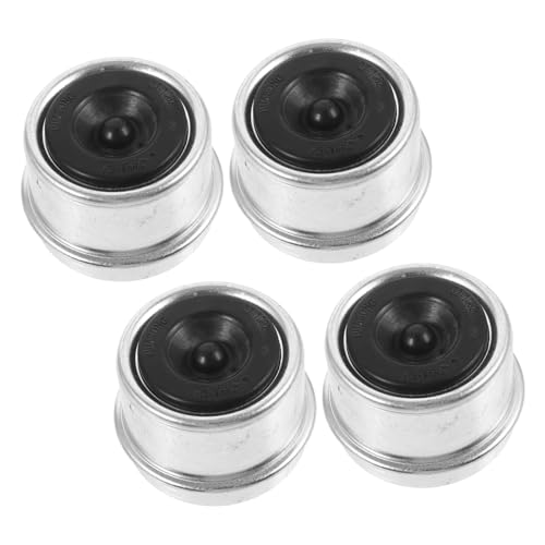 OUNONA Trailer Trailer Axle Dust Cover Wheel Bearing Protector Metal Cap for Axle