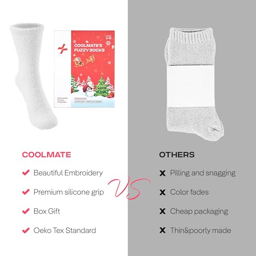 Image of CoolMate Cozy Soft Cloud Socks, Fuzzy Socks for Women