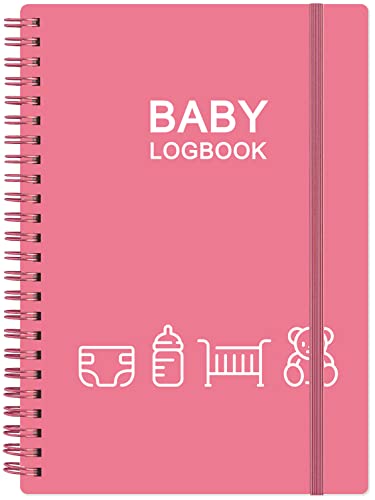 Image of Baby's Daily Log Book - A5 Baby's Tracking for Newborns, 150 Easy to Fill Pages to Track and Monitor Your Newborn Baby's Schedule, Pink