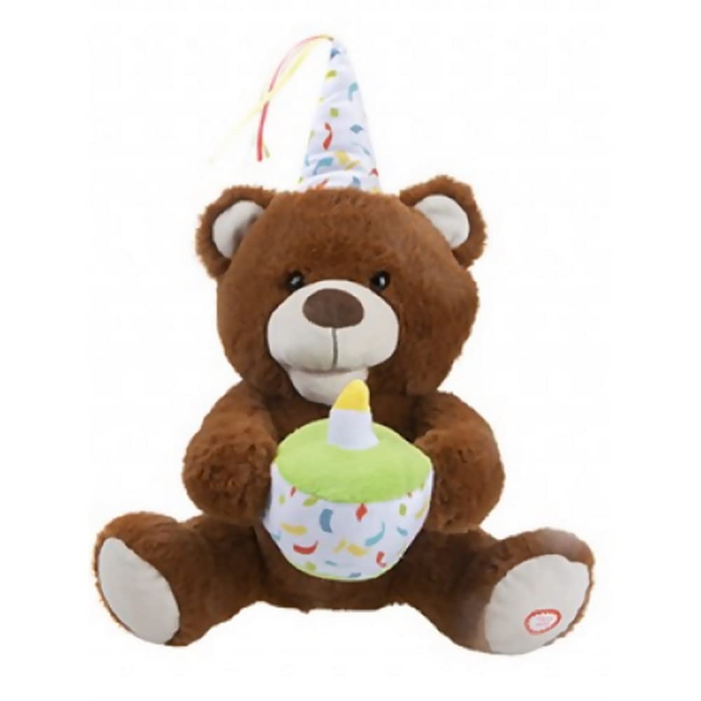 Buy ASAB Happy Birthday Teddy Bear Interactive Animated Stuffed Animal Singing Musical Plush 