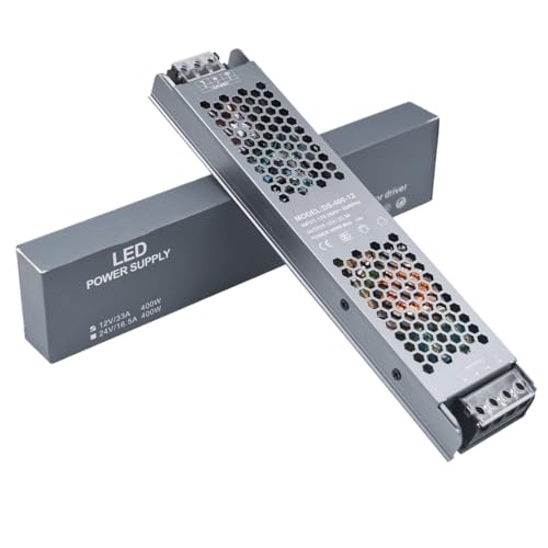 Transformateur LED 24V 400W de tension AC 180-250V vers DC pour ruban lumineux