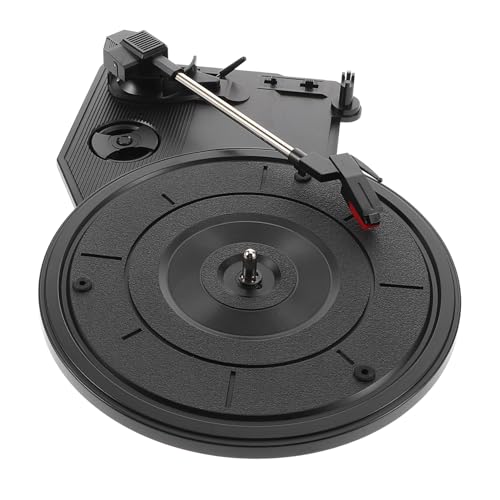 POPETPOP Tocadiscos Vintage Con Movimiento De Plato Giratorio De 200 Mm, Aguja Para Vinilo y Altavoces Integrados Para Reproducción Silenciosa y Uso En Música Electrónica Dj