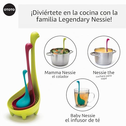 Miniatura 3 de Ototo Nessie Familia 3-En-1 De Todos Los Cucharón, Azul, X 26,5 8 X 11 Cm