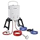 CAMPLUX AY132Max 5L Gasdurchlauferhitzer mit Stütz, Freistehender LPG Durchlauferhitzer für Campingdusch, mit 12V Wasserpumpe