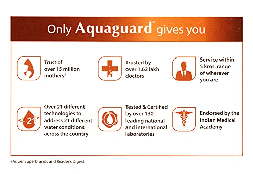 Image of Eureka Forbes Aquaguard Enhance RO and UV with Active Copper Technology Water Purifier (White and Black)