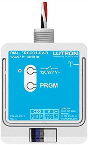 Lutron RMJ-5RCCO1-DV-B Motion Sensor Relay Module, 5A PowPak w/SoftSwitch & Occupancy-Status CCO