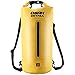 OSAH DRYPAK Dry Bag Wasserdichter Packsack wasserdichte Tasche Sack Beutel Lang Schulter Verstellbarer Schultergurt für Kajak Boot Angeln Rafting Schwimmen Wassersport Treiben (Gelb, 5L)