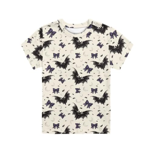 Image of Renewold Kids Novelty T-Shirt for Girls Boys Short Sleeve Crewneck Summer Tee Soft Breathable Graphic Shirt for Age 2-16