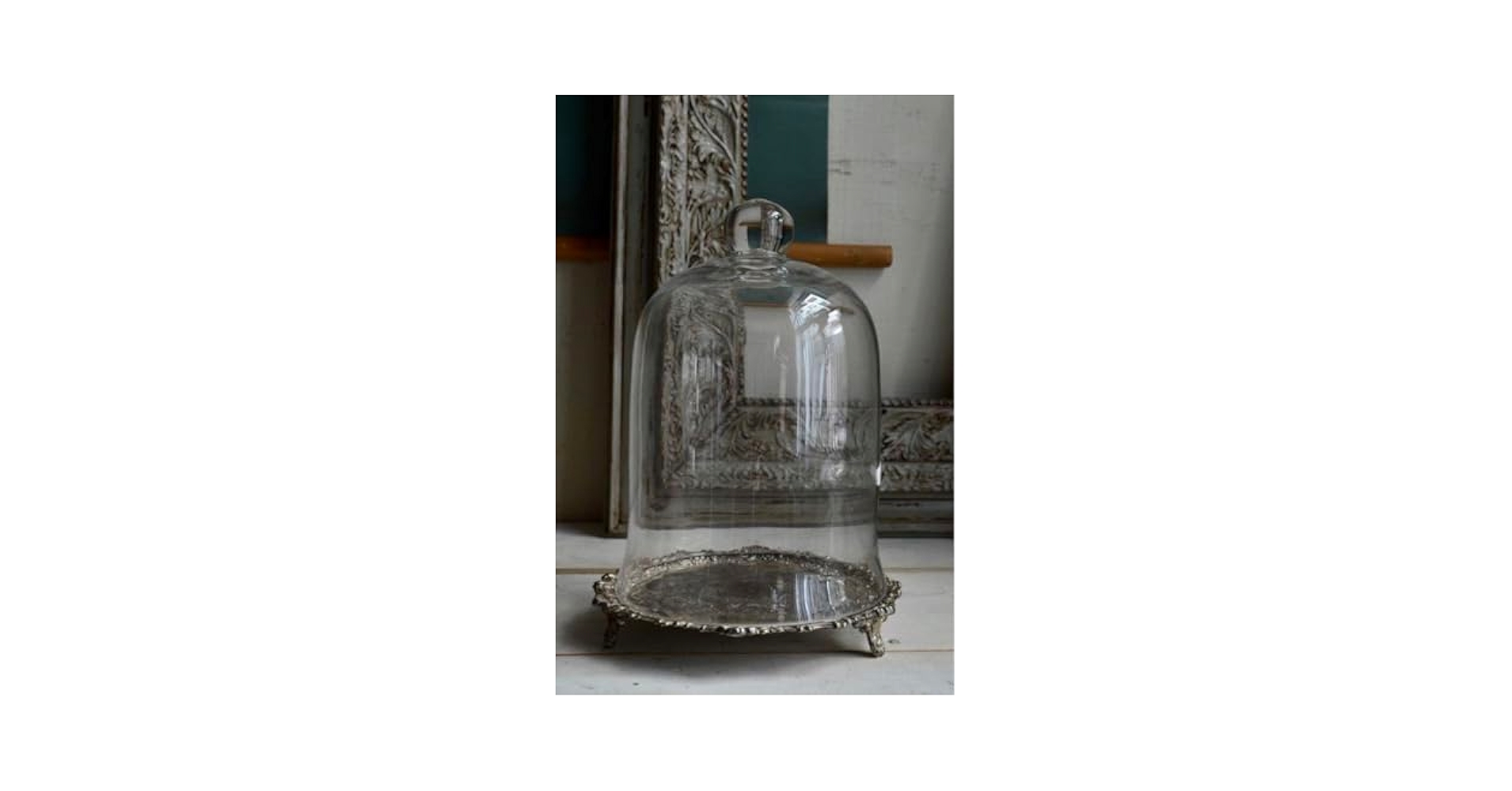 Amazon.co.jp: イギリス アンティークガラスドーム(H25cm