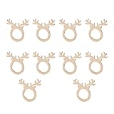 TOYANDONA Serviettenringe 10 Stück Serviettenschnallen für Restaurant Hochzeit Party Tischdekoration Natürlicher Serviettenhalter