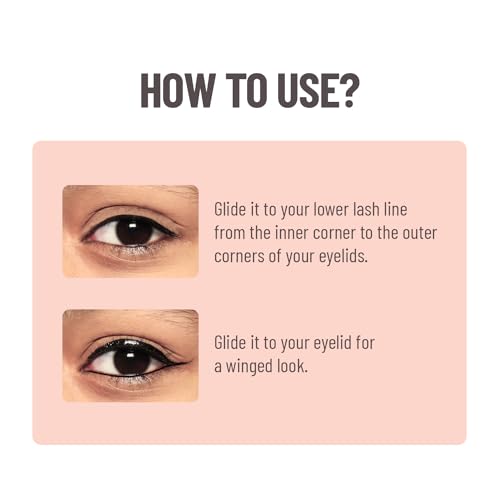 Swiss Beauty Soft Kohl Kajal | Waterproof & Smudge-Proof | Long-Lasting | One Stroke Application | 5gm - Image 5