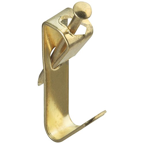 Image of National Hardware N260-026 V2530 Picture Hanger in Brass, 10 pack