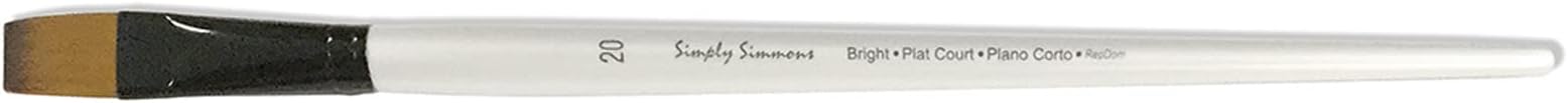 Simply Simmons Oil and Acrylic Brush Synthetic Bright LH 20
