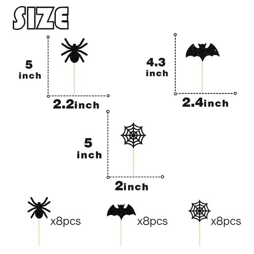Shuanq CCT-BAT Halloween Cupcake Toppers thumb #1